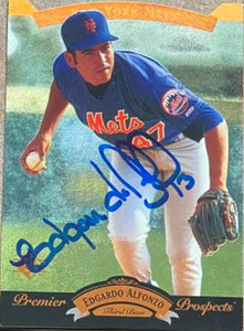 Edgardo Alfonzo Autographed 1995 SP #22