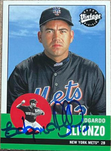Edgardo Alfonzo Autographed 2001 Upper Deck Vintage #283