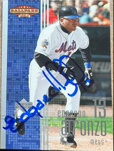 Edgardo Alfonzo Autographed 2002 Upper Deck Ballpark Idols #166