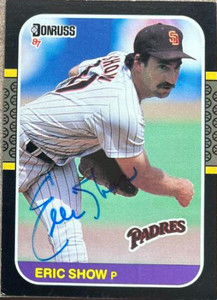 Eric Show Autographed 1987 Donruss #164