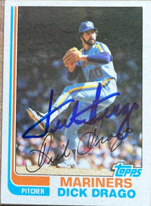 Dick Drago Autographed 1982 Topps #742