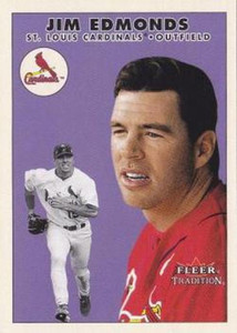 2000 Fleer Tradition Update #55 Jim Edmonds Cards NM-MT St. Louis Cardinals 