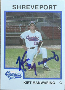 Kirt Manwaring Autographed 1987 ProCards #367