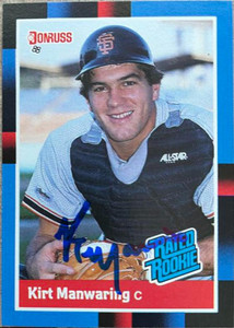 Kirt Manwaring Autographed 1988 Donruss #39