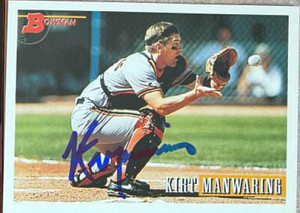 Kirt Manwaring Autographed 1993 Bowman #688