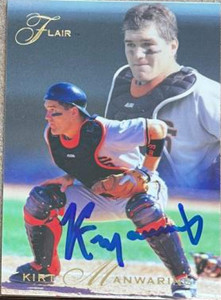 Kirt Manwaring Autographed 1993 Flair #144