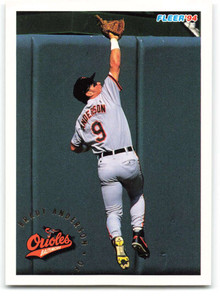 SOLD 39382 1994 Fleer #1 Brady Anderson VG Baltimore Orioles 