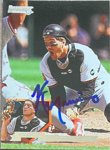 Kirt Manwaring Autographed 1995 Donruss #187