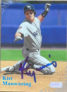 Kirt Manwaring Autographed 1998 Stadium Club #236