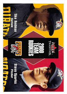 2000 Fleer Tradition Update #U145 Tike Redman/Steve Sparks NM-MT RC Rookie Pittsburgh Pirates 