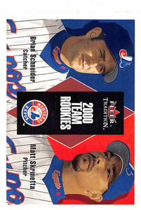 2000 Fleer Tradition Update #U146 Brian Schneider/Matt Skrmetta NM-MT RC Rookie Montreal Expos 