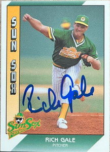 Rich Gale Autographed 1991 Pacific Senior League #19