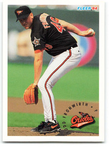 1994 Fleer #4 Todd Frohwirth VG Baltimore Orioles 