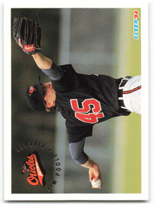 1994 Fleer #16 Jim Poole VG Baltimore Orioles 