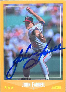 John Farrell Autographed 1988 Score #620