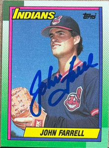 John Farrell Autographed 1990 Topps #32