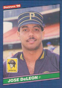 1986 Donruss #235 Jose DeLeon NM-MT Pittsburgh Pirates 