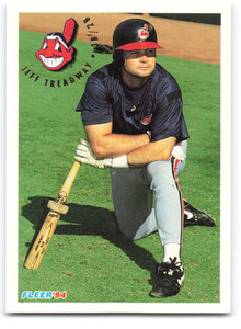 1994 Fleer #122 Jeff Treadway VG Cleveland Indians 