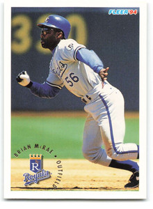 1994 Fleer #167 Brian McRae VG Kansas City Royals 