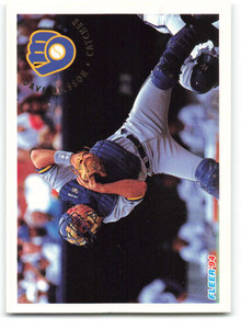 1994 Fleer #186 Dave Nilsson VG Milwaukee Brewers 