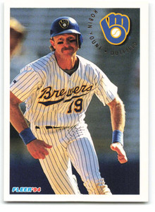 1994 Fleer #197 Robin Yount VG Milwaukee Brewers 
