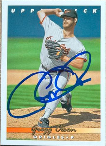 Gregg Olson Autographed 1993 Upper Deck #674
