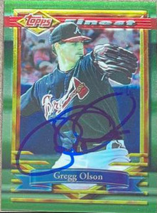 Gregg Olson Autographed 1994 Topps Finest #246