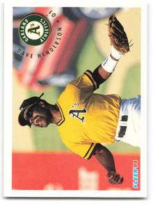 1994 Fleer #264 Dave Henderson VG Oakland Athletics 
