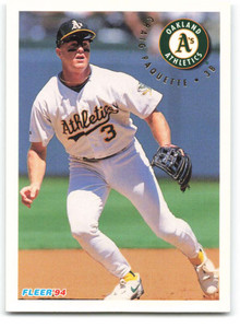 1994 Fleer #272 Craig Paquette VG Oakland Athletics 