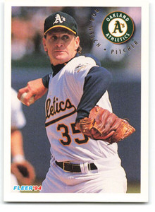 1994 Fleer #276 Bob Welch VG Oakland Athletics 