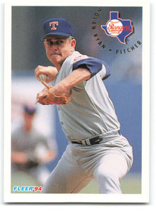 1994 Fleer #321 Nolan Ryan VG Texas Rangers 