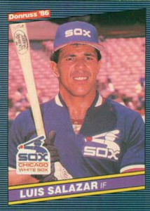 1986 Donruss #302 Luis Salazar NM-MT Chicago White Sox 
