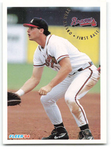 1994 Fleer #362 Ryan Klesko VG Atlanta Braves 