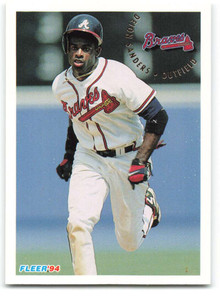 SOLD 39754 1994 Fleer #373 Deion Sanders VG Atlanta Braves 