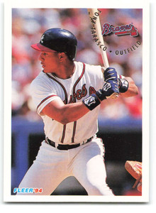 1994 Fleer #377 Tony Tarasco VG Atlanta Braves 