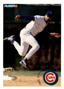 1994 Fleer #400 Jose Vizcaino VG Chicago Cubs 