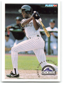 1994 Fleer #438 Jerald Clark VG Colorado Rockies 