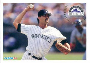 1994 Fleer #449 Jeff Parrett VG Colorado Rockies 