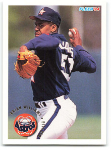 1994 Fleer #503 Brian Williams VG Houston Astros 