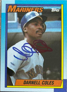 Darnell Coles Autographed 1990 Topps #232