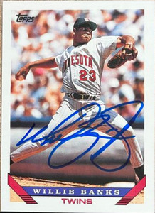 Willie Banks Autographed 1993 Topps #226