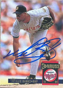 Willie Banks Autographed 1994 Donruss #79