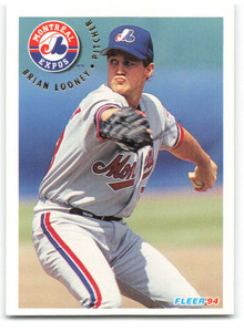 1994 Fleer #544 Brian Looney VG RC Rookie Montreal Expos 