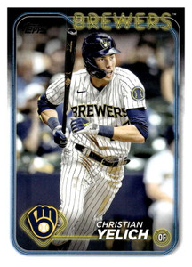 2024 Topps #145 Christian Yelich NM-MT Milwaukee Brewers 