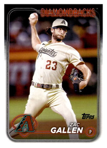 2024 Topps #110 Zac Gallen NM-MT Arizona Diamondbacks 