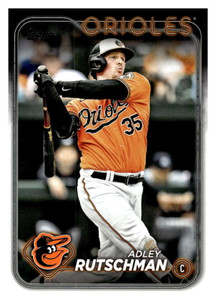 SOLD 149083 2024 Topps #35 Adley Rutschman NM-MT Baltimore Orioles 