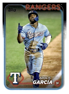 2024 Topps #134 Adolis Garcia NM-MT Texas Rangers 