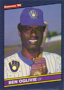 1987 Donruss #419 Ben Oglivie VG Milwaukee Brewers - Under the