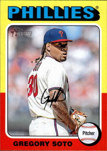 2024 Topps Heritage #144 Gregory Soto NM-MT Philadelphia Phillies 