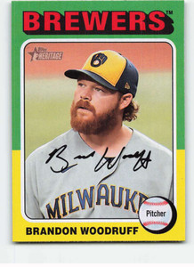 2024 Topps Heritage #444 Brandon Woodruff NM-MT Milwaukee Brewers 